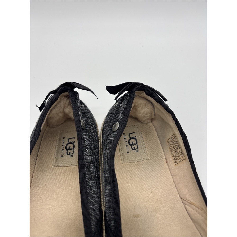 UGG Women's Flat  Canvas‎ Espadrille Slip Ons Size 7.5 - Picture 9 of 9